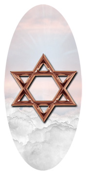Star of David Pink Copper
